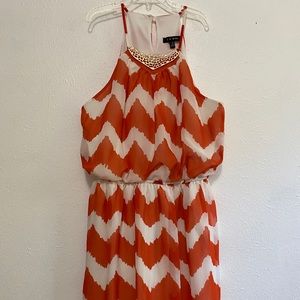 As U Wish chevron dress